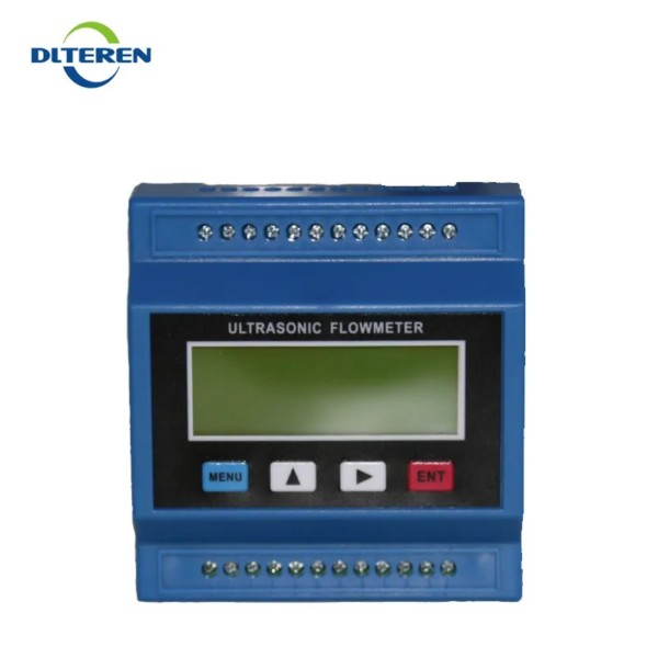 DTI-100M Non-contact Fixed -30~90 Celsius Clamp Water Clamp On Portable Ultrasonic Split Liquid Flowmeter Flow Meter